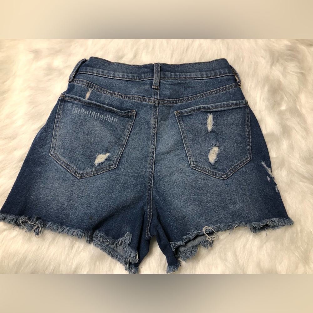 Women High Washed Ripped Denim - Picture 2 of 5